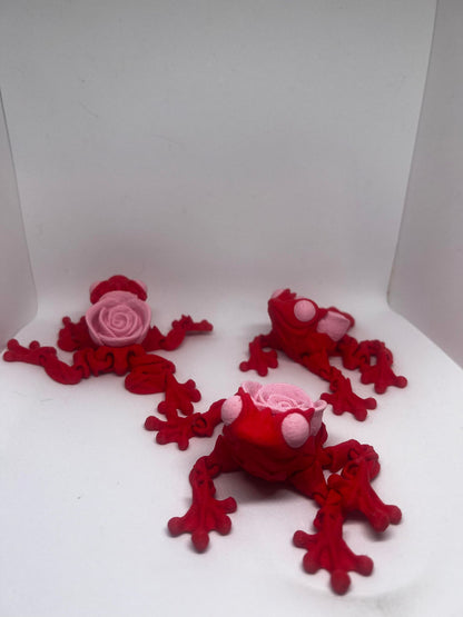 Valentines Frog Rose