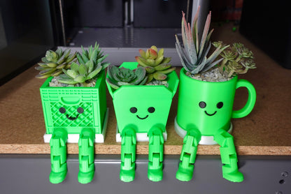 Copy of Articulated Planter pots! (Milk Crate)